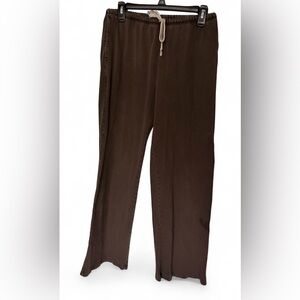 Brandy Melville Chocolate Straight Leg Pants